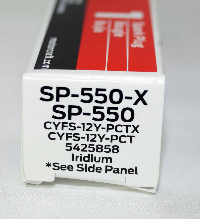 Motorcraft SP550X Iridium Spark Plug CYFS12YPCT  SP550
