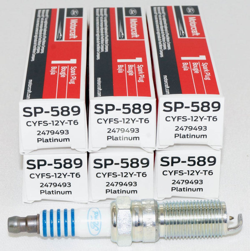 Motorcraft SP589 CYFS12YT6 Spark Plug replaces SP520 SP520X
