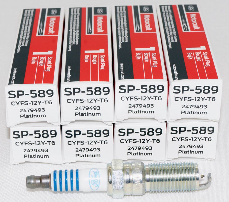 Motorcraft SP589 CYFS12YT6 Spark Plug replaces SP520 SP520X