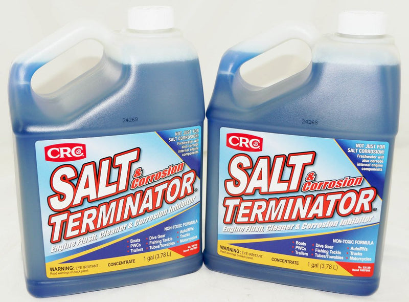 CRC Salt Terminator Engine Flush Cleaner & Corrosion Inhibitor 1 Gal Marine Auto